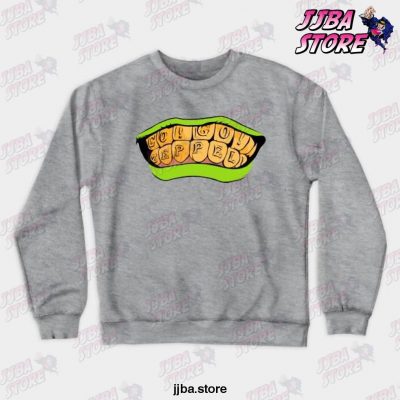 Jojos Bizarre Adventure - Heroes Crewneck Sweatshirt Gray / S