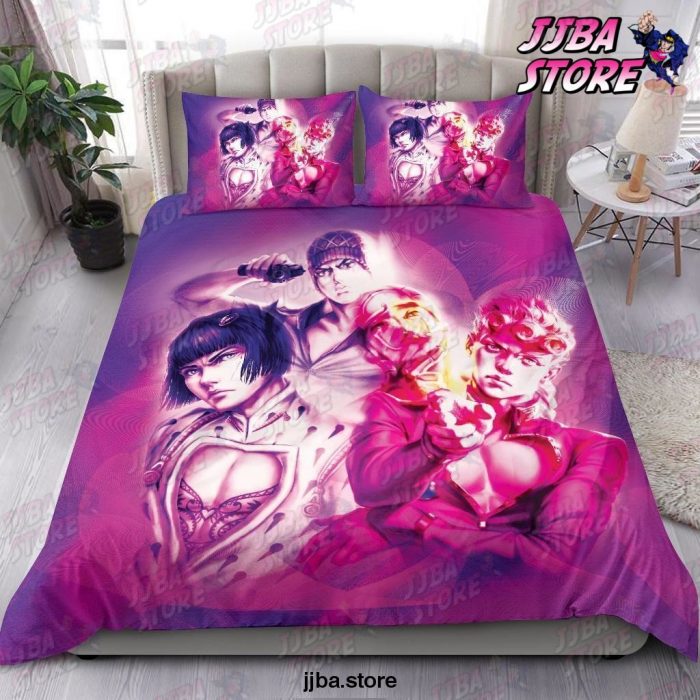 Jojos Bizarre Adventure Lucid Golden Wind Bedding Set