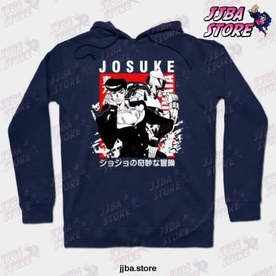 Josuke Higashikata Hoodie Navy Blue / S