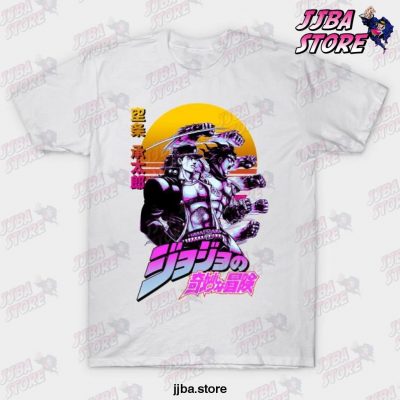 New Design Jotaro Kujo T-Shirt White / S