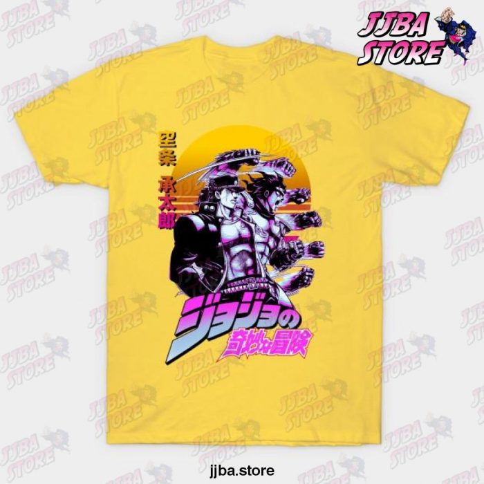 New Design Jotaro Kujo T-Shirt Yellow / S