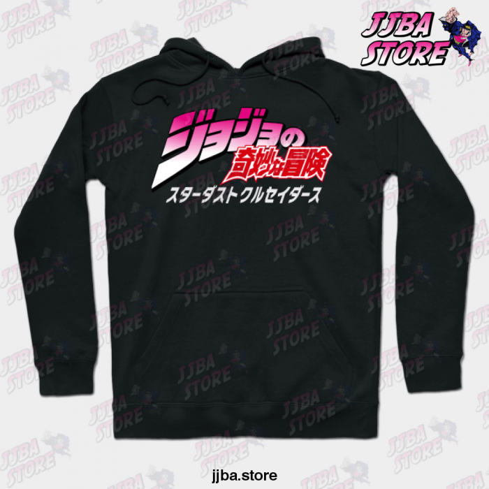 New Fashion Jjba Hoodie Black / S