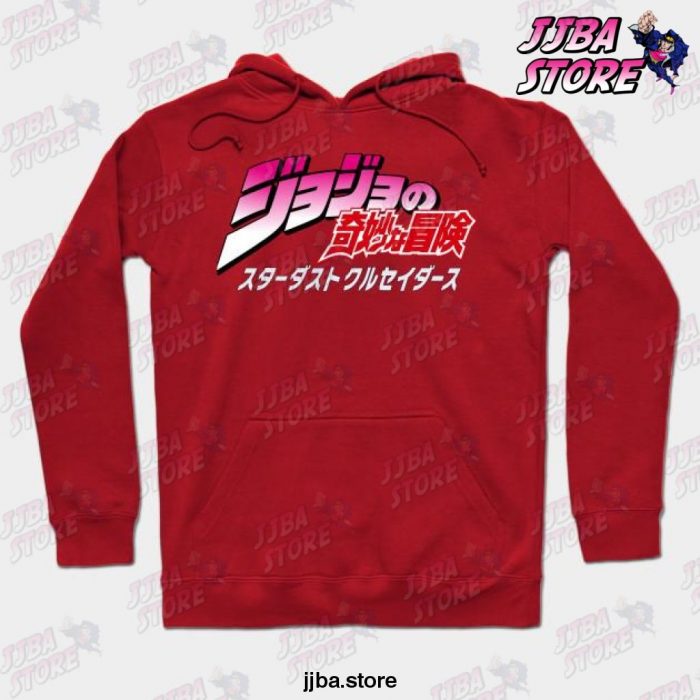 New Fashion Jjba Hoodie Red / S