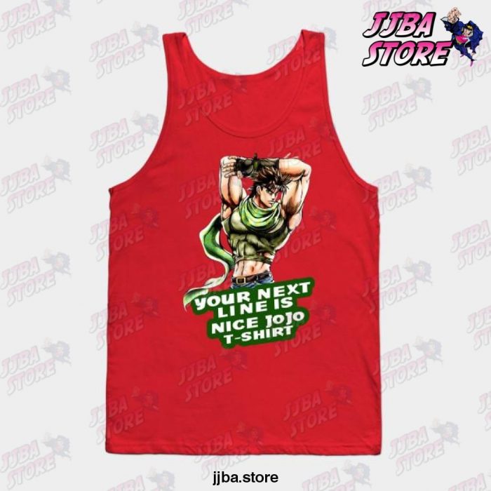 Nice Jojo Shirt Tank Top Red / S