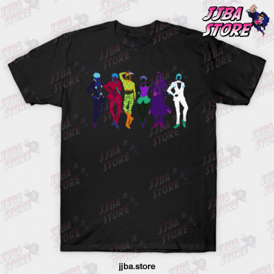 Passione Gang Jjba T-Shirt Black / S