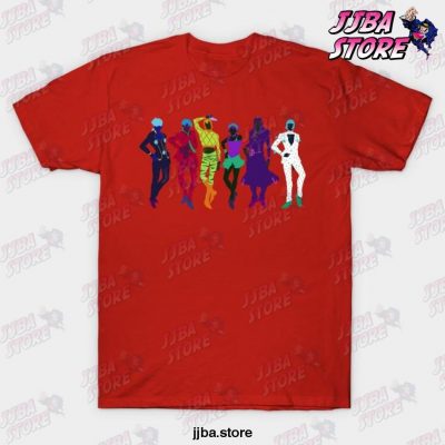 Passione Gang Jjba T-Shirt Red / S