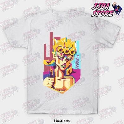 Wpanime - Jojo Goldenwind T-Shirt White / S