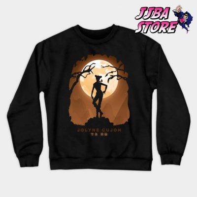 Jjba Jolyne Cujoh Shadow Sweatshirt Black / S