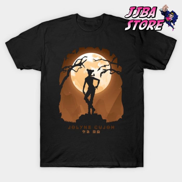 Jjba Jolyne Cujoh Shadow T-Shirt Black / S