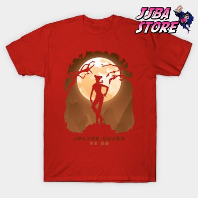 Jjba Jolyne Cujoh Shadow T-Shirt Red / S