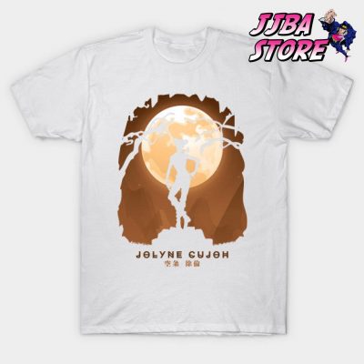 Jjba Jolyne Cujoh Shadow T-Shirt White / S