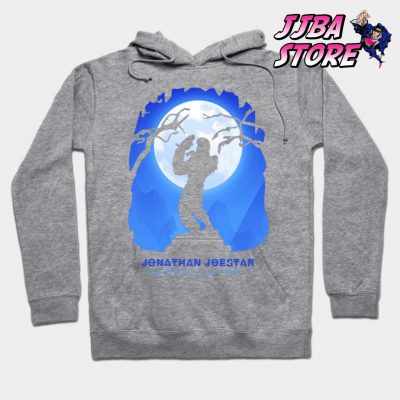 Jjba Jonathan Joestar Shadow Hoodie Gray / S