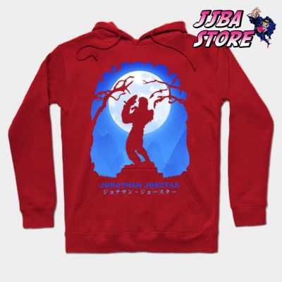 Jjba Jonathan Joestar Shadow Hoodie Red / S