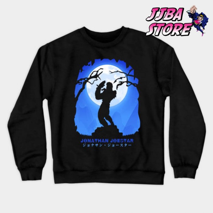 Jjba Jonathan Joestar Shadow Sweatshirt Black / S