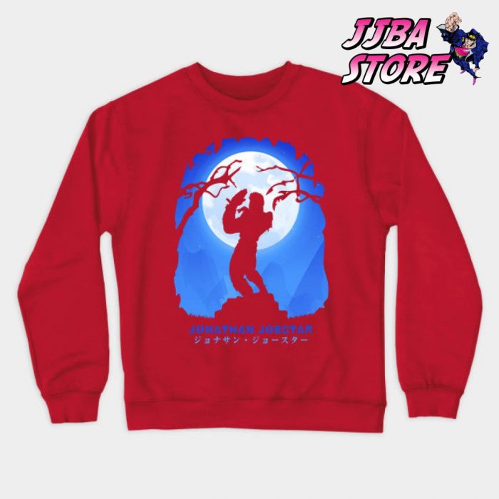 Jjba Jonathan Joestar Shadow Sweatshirt Red / S