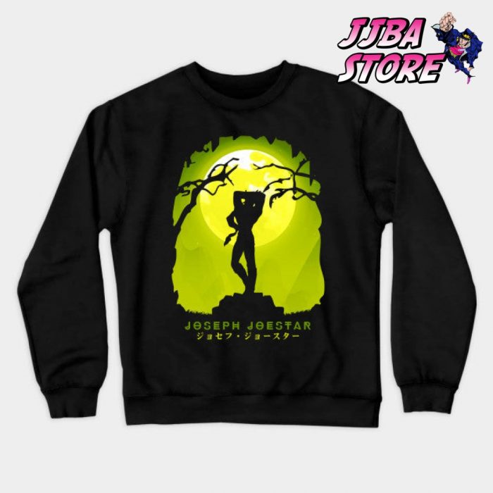 Jjba Joseph Joestar Shadow Sweatshirt Black / S