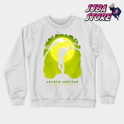 Jjba Joseph Joestar Shadow Sweatshirt White / S