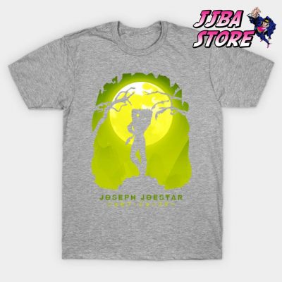 Jjba Joseph Joestar Shadow T-Shirt Gray / S