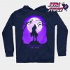 Jjba Jotaro Kujo Shadow Hoodie Navy Blue / S