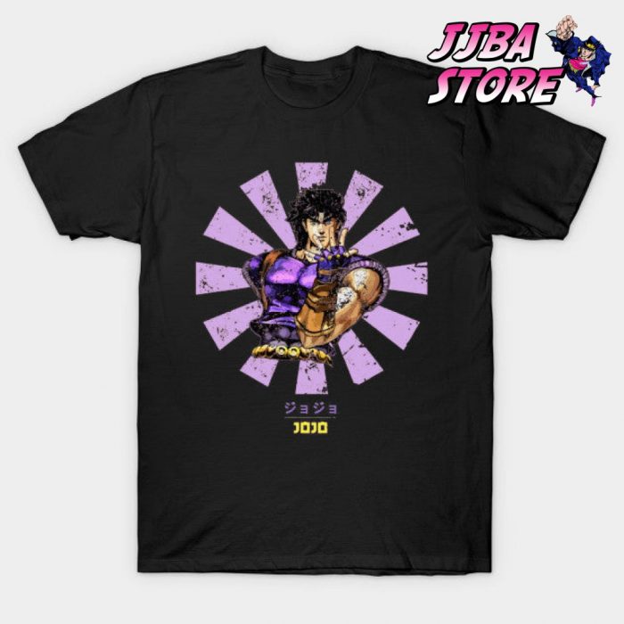 Jojo Bizarre Retro Japanese T-Shirt Black / S