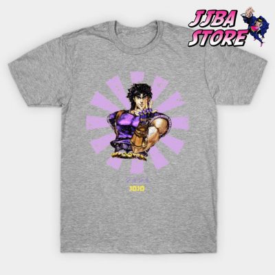 Jojo Bizarre Retro Japanese T-Shirt Gray / S