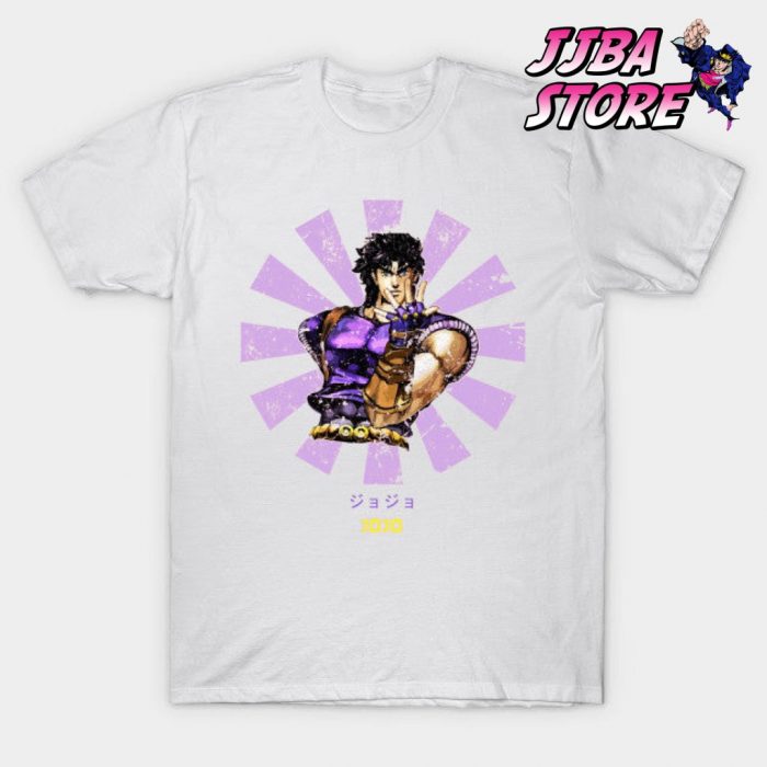 Jojo Bizarre Retro Japanese T-Shirt White / S