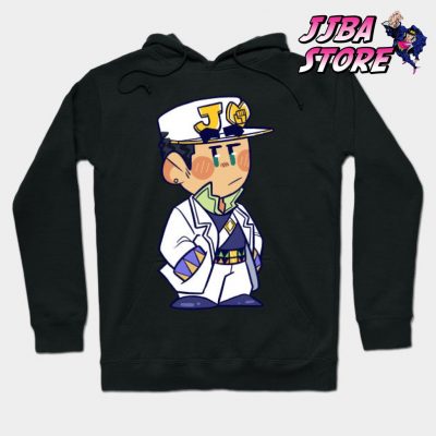 Jojos Chibi Jotaro Hoodie Black / S