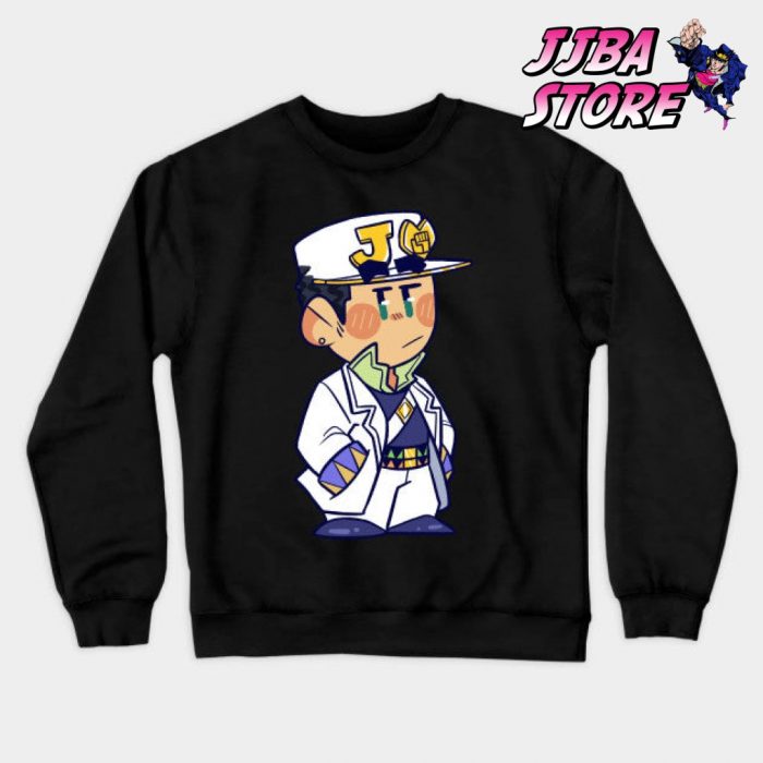 Jojos Chibi Jotaro Sweatshirt Black / S