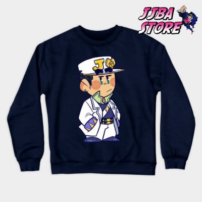 Jojos Chibi Jotaro Sweatshirt Navy Blue / S