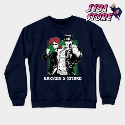 Jotaro Kujo Sweatshirt Navy Blue / S