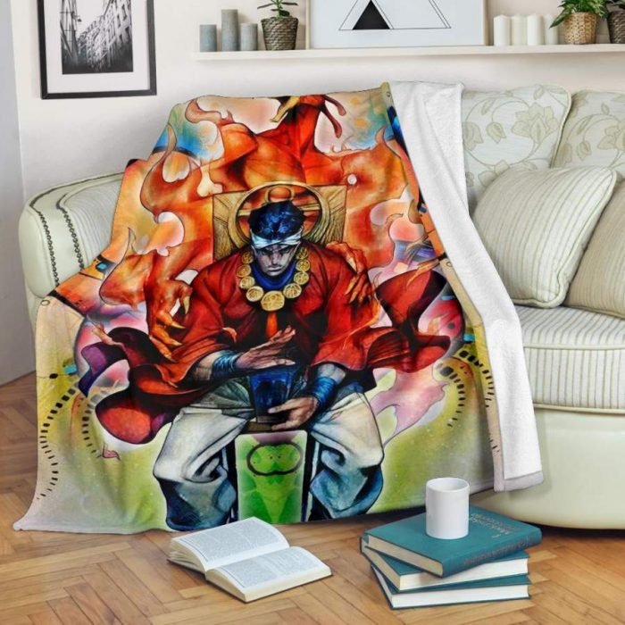 Mohammed Avdol Magician's Red Jojo's Bizarre Adventure Blanket