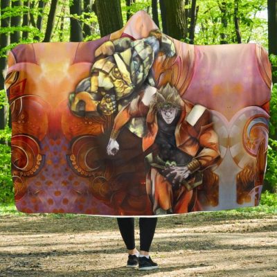 Dio Brando The World Jojo's Bizarre Adventure Hooded Blanket