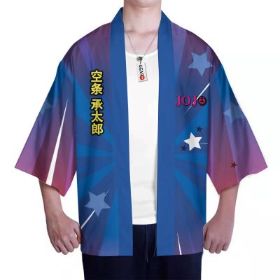 Jotaro Kujo Kimono Shirts Anime JJBAs Merch Clothes