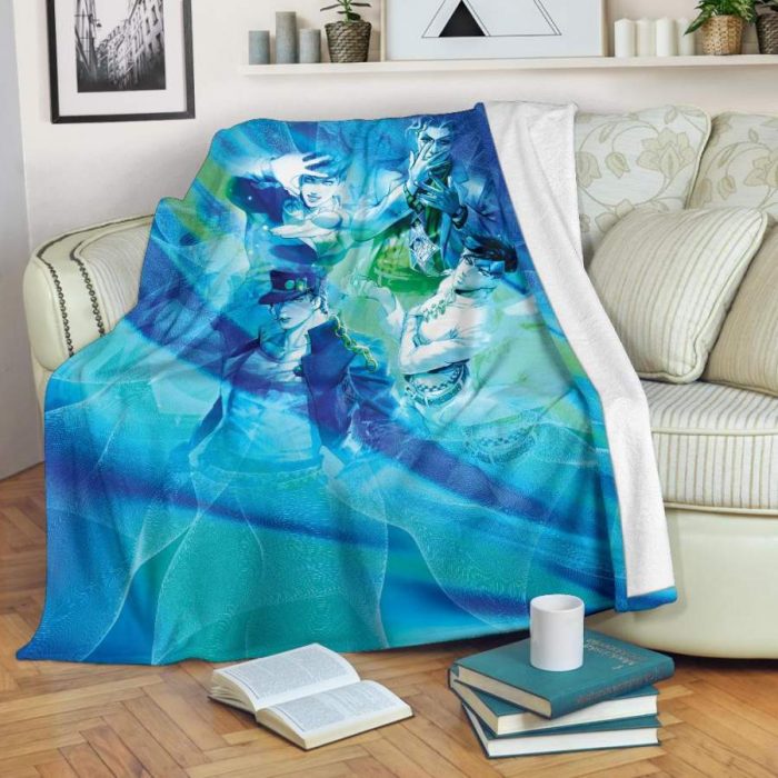 Abstract Diamond is Unbreakable Jojo's Bizarre Adventure Blanket