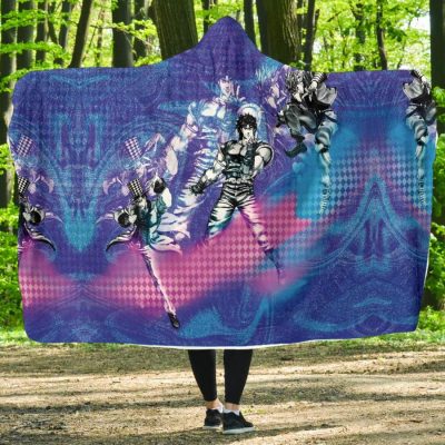 Hypnotic Phantom Blood Jojo's Bizarre Adventure Hooded Blanket