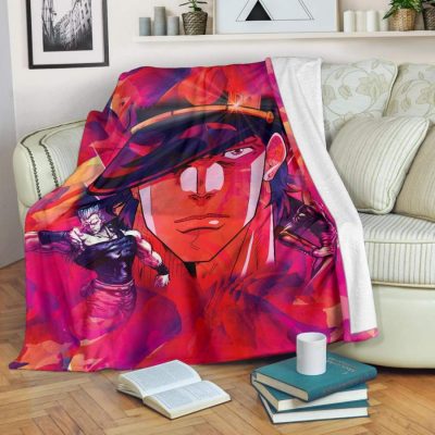 Fractal Stardust Crusaders Jojo's Bizarre Adventure Blanket