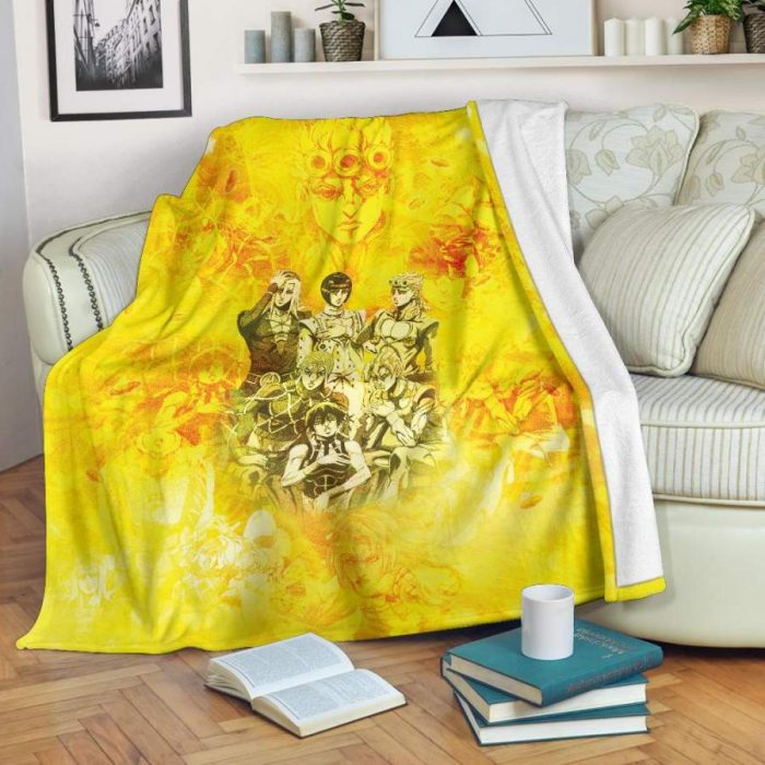 Ethereal Golden Wind Jojo's Bizarre Adventure Blanket