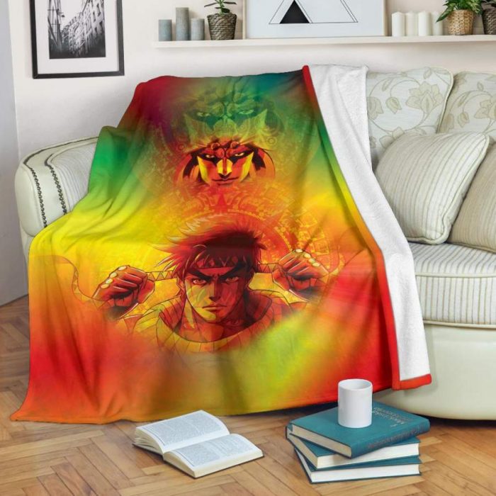 Vibing Battle Tendency Jojo's Bizarre Adventure Blanket