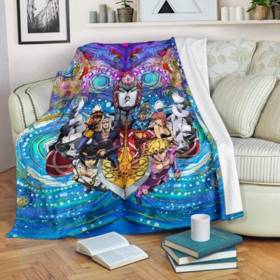 Golden Wind Squad Jojo's Bizarre Adventure Blanket