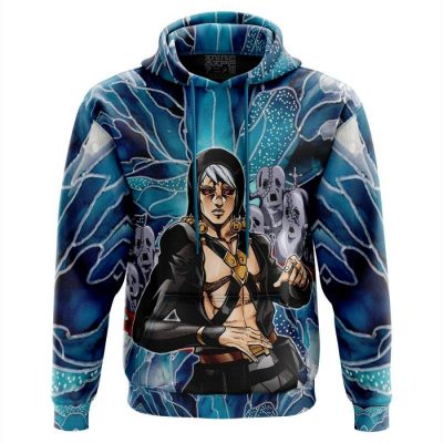 Risotto Nero Metallic Jojo's Bizarre Adventure Hoodie