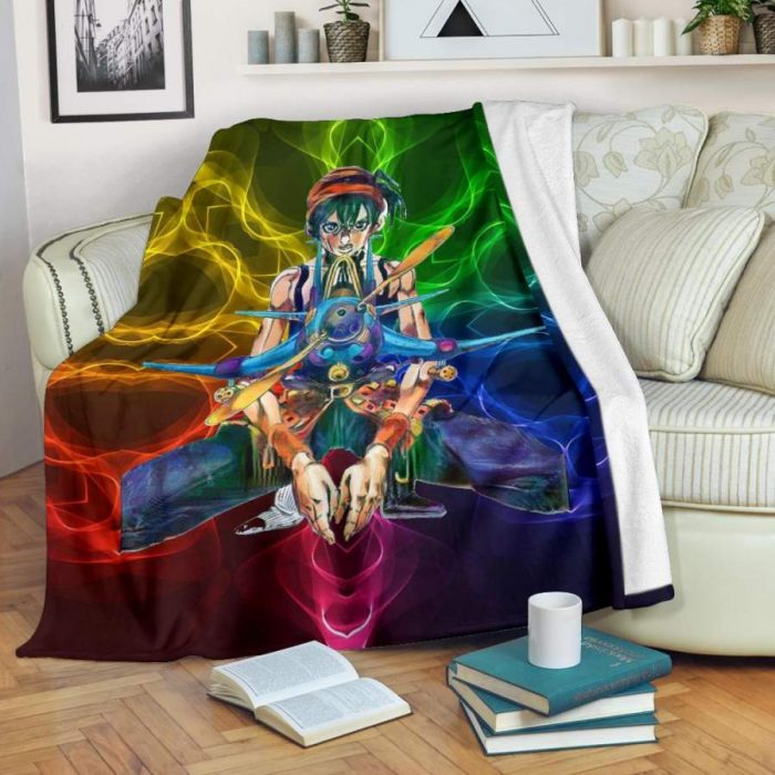 Narancia Ghirga Lil Bomber Jojo's Bizarre Adventure Blanket