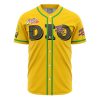 Dio JBA AOP Baseball Jersey FRONT Mockup - JJBA Store