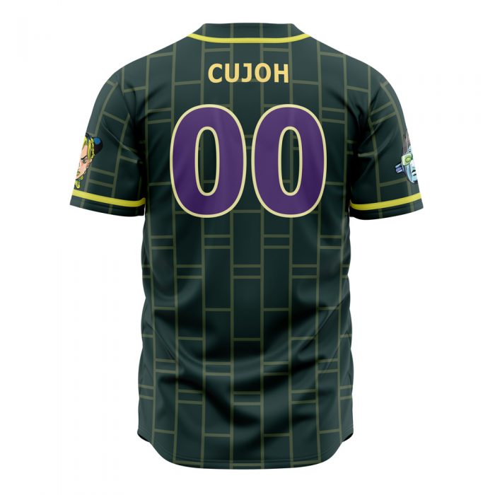 Jolyne Cujoh Stone Ocean JBA AOP Baseball Jersey BACK Mockup - JJBA Store