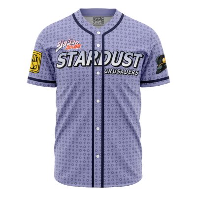 Lucid Stardust Crusaders JBA AOP Baseball Jersey FRONT Mockup - JJBA Store