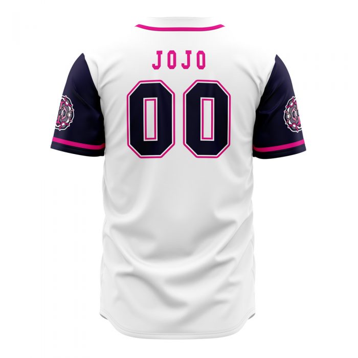 Passione Gang Golden Wind JBA AOP Baseball Jersey AOP Baseball Jersey BACK Mockup - JJBA Store