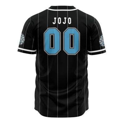 Passione Gang JBA AOP Baseball Jersey AOP Baseball Jersey BACK Mockup - JJBA Store