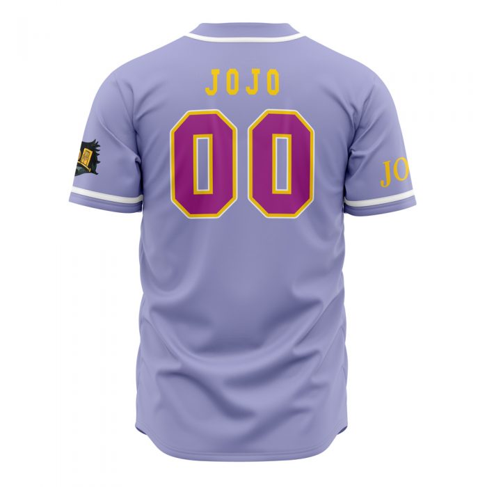 Stardust Crusaders JBA AOP Baseball Jersey AOP Baseball Jersey BACK Mockup - JJBA Store