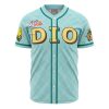 Trippy Auratic Dio Jojos Bizarre Adventure AOP Baseball Jersey FRONT Mockup - JJBA Store