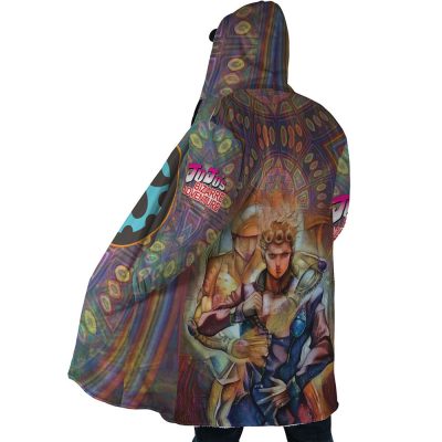 Trippy Giorno Giovanna Golden Wind Jojo’s Bizarre Adventure Dream Cloak Coat