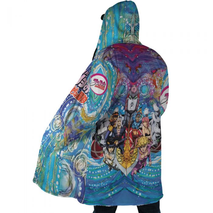 Trippy Golden Wind Squad Jojo’s Bizarre Adventure Dream Cloak Coat